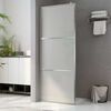 vidaXL Walk-in suihkun sein&auml;ke huurrutettu ESG-lasi 115x195cm