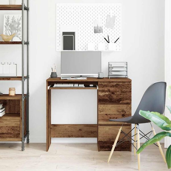 vidaXL Ty&ouml;p&ouml;yt&auml; Old Wood 90x45x76 cm Engineered Wood