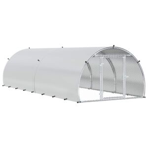 vidaXL Kanaravi Hopea 400 x 150 x 100 cm Galvanoitu ter&auml;s
