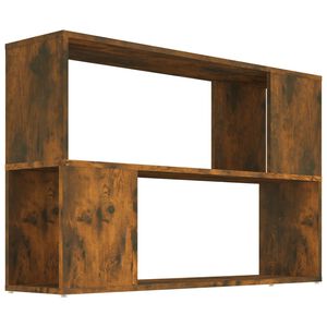 vidaXL Kirjahylly savutammi 100x24x63 cm tekninen puu