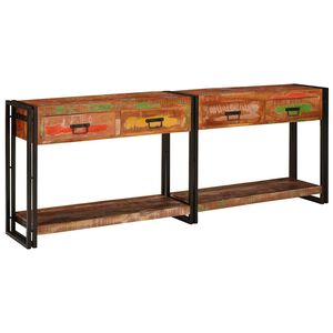 vidaXL Konsolip&ouml;yd&auml;t 2 kpl Moniv&auml;rinen 200 x 33 x 75 cm