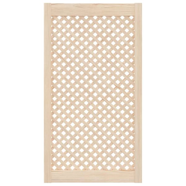 vidaXL Kaapin ovet ristikkomuotoilu 2 kpl 49,5x99 cm t&auml;ysi m&auml;nty