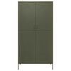 vidaXL Vaatekaappi oliivinvihre&auml; 90x50x180 cm ter&auml;s