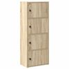 vidaXL Kirjahylly Sonoma-tammi 40x24x102 cm tekninen puu