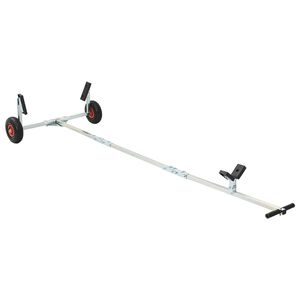 vidaXL S&auml;&auml;dett&auml;v&auml; venevaunu ilmatyynyill&auml; 200 kg Load Galvanoitu ter&auml;s