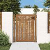 vidaXL Puutarhaportti 100x125 cm Corten-ter&auml;s Bambukuvio