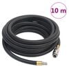 vidaXL Paineilmaletku musta 0,6" 10 m kumi ja PVC