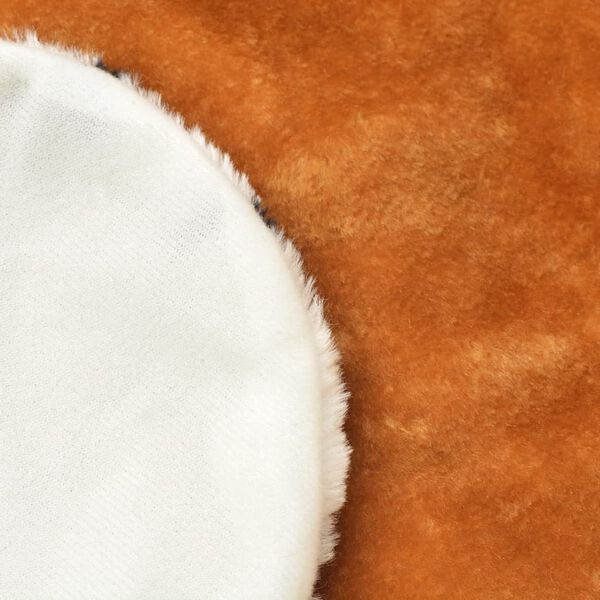 vidaXL Leijonamatto plyysi 205 cm Ruskea