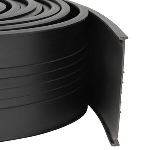 vidaXL Autotallin ovitiiviste Musta 70 x 6 mm 4,5 m Polyvinyylikloridi