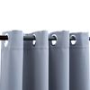 vidaXL Pimennysverhot metallirenkailla 2 kpl harmaa 140x245 cm