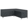 vidaXL Huonekalusuojus Musta 220 x 220 x 80 cm 420D Oxford-kangas