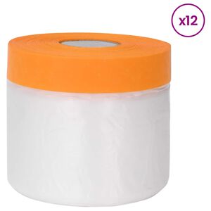 vidaXL P&ouml;lysuojus liimateipill&auml; 12 kpl L&auml;pin&auml;kyv&auml; 55 x 3300 cm HDPE