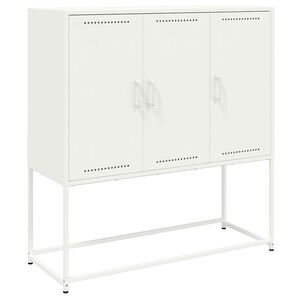 vidaXL Kaappi valkoinen 100,5x39x107 cm ter&auml;s