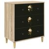 vidaXL Laukkaava BREMEN Magnolia-kuosi 66 x 36,5 x 75 cm Tekninen puu