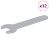 vidaXL Kiintoavain 12 kpl Hopea 10 mm Rauta