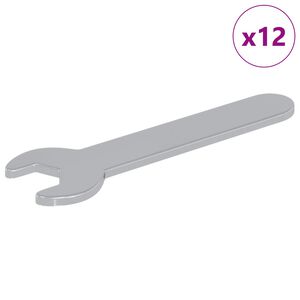 vidaXL Kiintoavain 12 kpl Hopea 10 mm Rauta