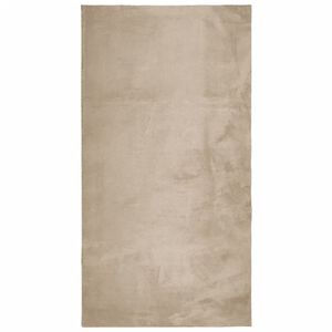 vidaXL Matto HUARTE lyhytnukkainen ja pest&auml;v&auml; hiekka 60x110 cm