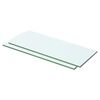 vidaXL Hyllyt 2 kpl kirkas lasi 50x15 cm