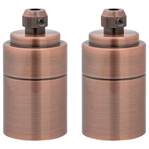 vidaXL Lampuntelineet 2 kpl Red Bronze E27