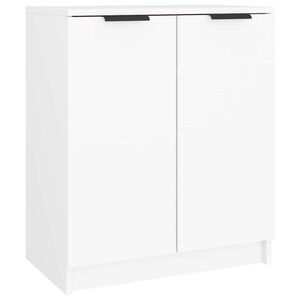 vidaXL Kenk&auml;kaappi valkoinen 59x35x70 cm tekninen puu