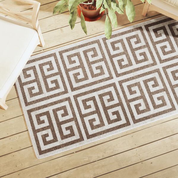 vidaXL Sisä-/ulkomatto lyhytnukkainen monivärinen 80x150 cm liukumaton