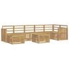 vidaXL Ulkosohvakokoelma 8 pcs valkoinen 59 x 59 x 37 cm