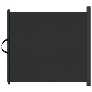 vidaXL Sis&auml;&auml;nvedett&auml;v&auml; lemmikkiportti musta 82,5x125 cm