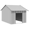vidaXL Koiratalo katolla 83x130x85 cm galvanoitua ter&auml;st&auml;