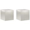 vidaXL Kasviteline 2 pcs Hopea 40 x 40 x 40 cm Ter&auml;s