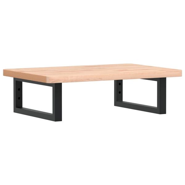 vidaXL Pesuallashylly seinälle teräs ja täysi pyökki