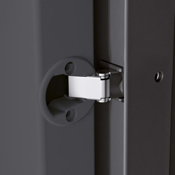 Keter Matala varastokaappi Garage XL musta ja hopea 99 cm