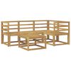 vidaXL Ulkosohvakokoelma 5 pcs valkoinen 59 x 59 x 37 cm
