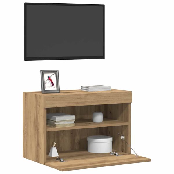 vidaXL TV-seinäkaappi 2 pcs artesaani tammi 60 x 30 x 40 cm