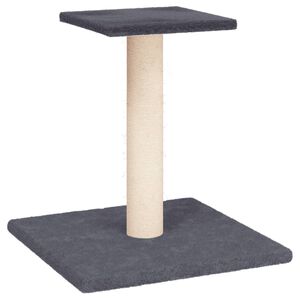 vidaXL Kissan raapimispylv&auml;s tasolla tummanharmaa 38 cm