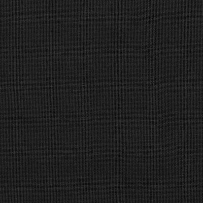 vidaXL Pellavamainen pimennysverho koukuilla musta 290x245 cm