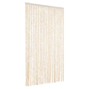 vidaXL Hy&ouml;nteisverho beige ja valkoinen 100x220 cm Chenille