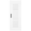vidaXL Kaappi valkoinen 34,5x34x180 cm tekninen puu