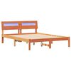 vidaXL S&auml;ngyn runko Vaha ruskea 4FT Small Double Massiivinen m&auml;nty