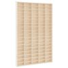 vidaXL Puinen ker&auml;ilyvitriini 90 lokerolla 50,5x4,5x79cm
