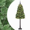 vidaXL Saranallinen tekojoulukuusi koristepalloilla 120 cm 150 LEDi&auml;