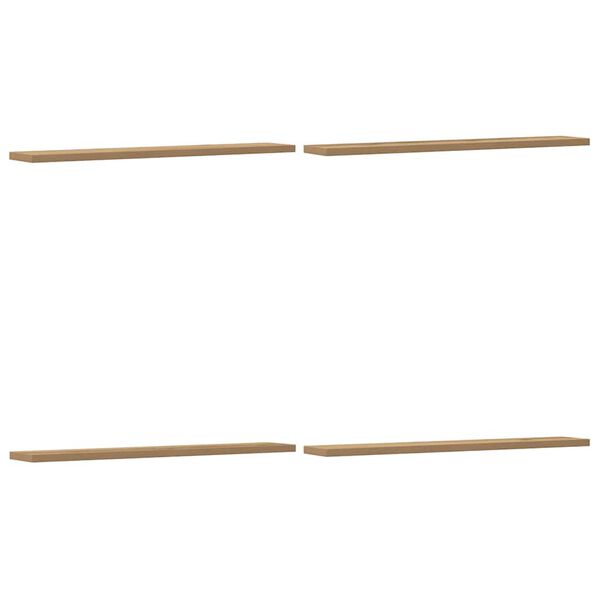 vidaXL Sein&auml;hyllyt 4 kpl artesaani tammi 60x20x1,5 cm tekninen puu