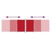 vidaXL Sisäänvedettävä sivumarkiisi punainen 220x600 cm