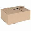 vidaXL Taitettava laatikko 50 kpl Luonnollinen 25 x 17,5 x 10 cm