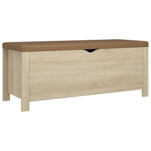 vidaXL S&auml;ilytyslaatikko Sonoma-tammi 105x40x45 cm tekninen puu