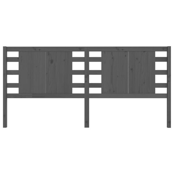 vidaXL S&auml;ngynp&auml;&auml;ty harmaa 166x4x100 cm t&auml;ysi m&auml;nty