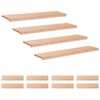 vidaXL Portaiden p&auml;&auml;llysteet 12 kpl 120 x 25 x 2 cm Luonnollinen