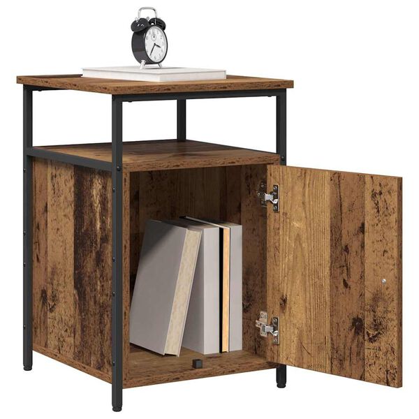 vidaXL Y&ouml;p&ouml;yt&auml;kaappi Vanha puu Tekninen puu