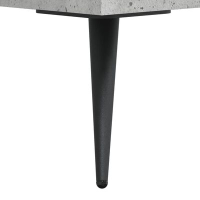vidaXL Työpöytä betoninharmaa 140x50x75 cm tekninen puu