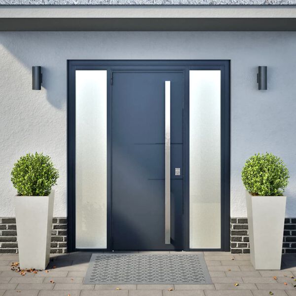 vidaXL Puutarhakukkalaatikot 2kpl 35x35x75 cm ruostumaton ter&auml;s