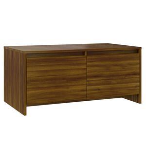 vidaXL Sohvap&ouml;yt&auml; ruskea tammi 90x50x41,5 cm tekninen puu